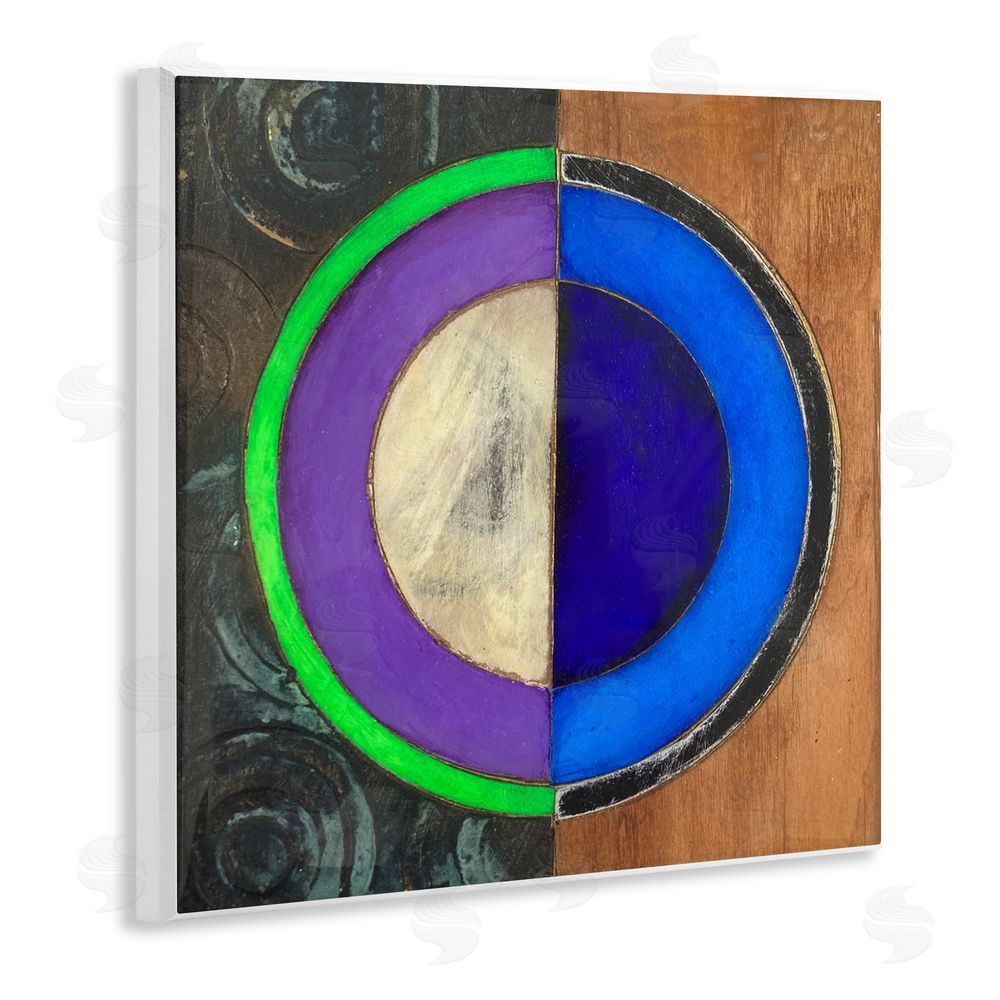 Matthew Finger Rustic Circular Balance Wall Plaque Art Print