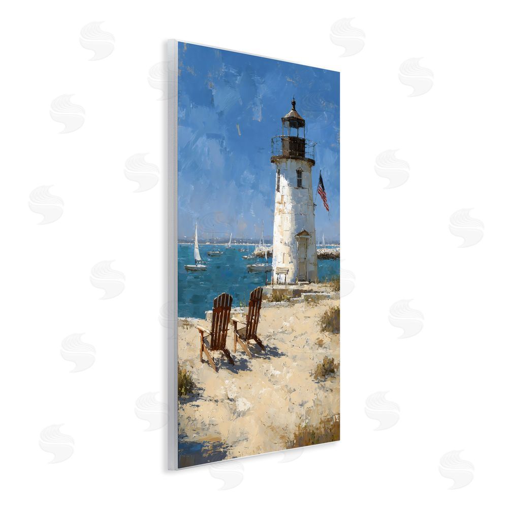 Petal Prints Design Summer at Lighthouse Bay Wall Plaque Printed Art