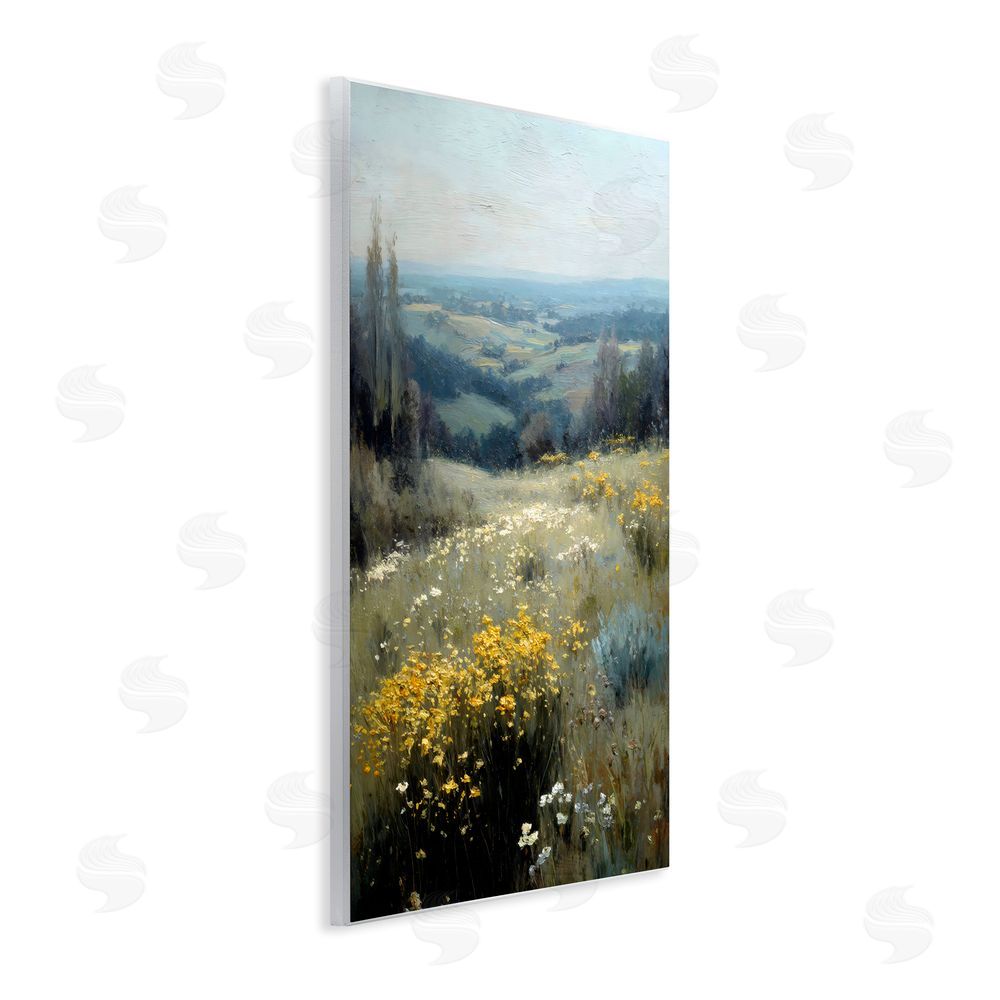 Petal Prints Design Sporadic Meadow Flowers Wall Plaque Printed Art