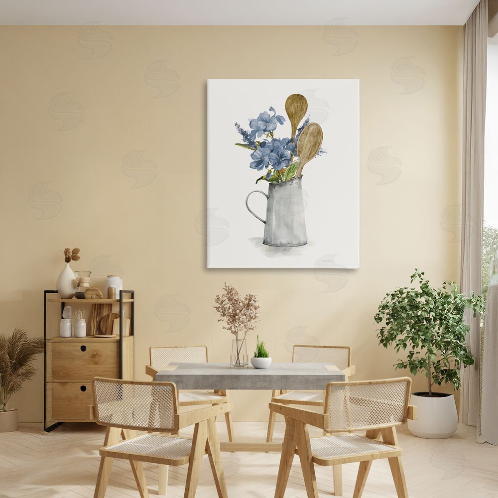 Carol Robinson Kitchen Spoons & Blue Blooms 