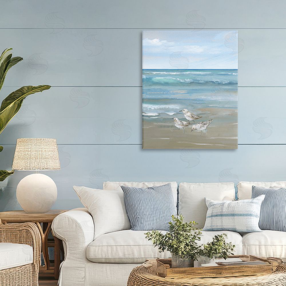 Nan Sanderlings on Gentle Waves 