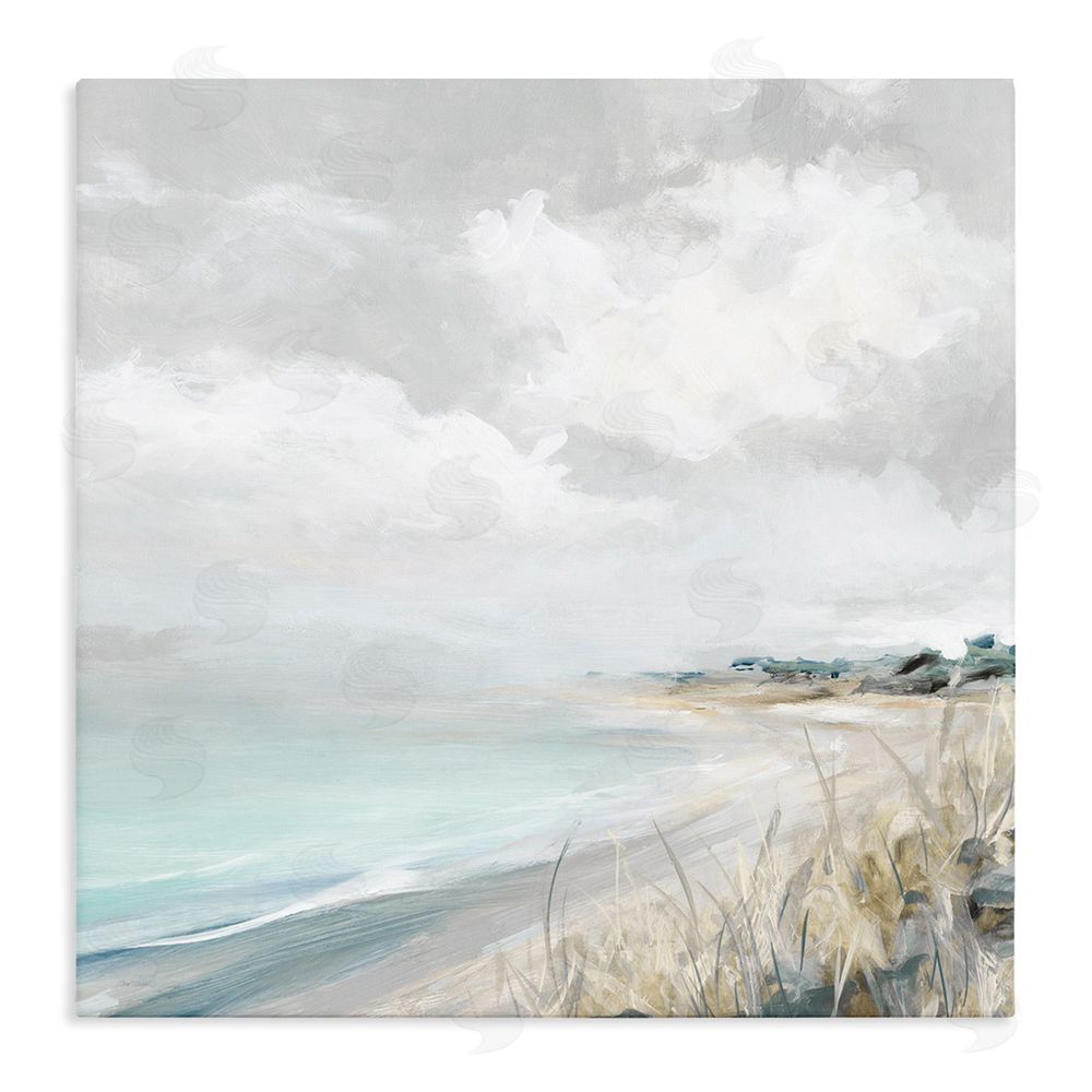 Carol Robinson Coastal Morning By The Dunes Stretched Canvas Wall Art Print