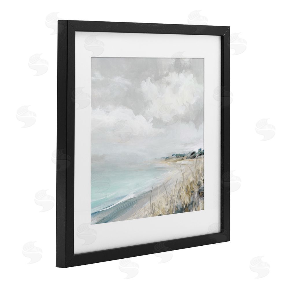 Carol Robinson Coastal Morning By The Dunes Black Framed Print Under Glass Wall Art