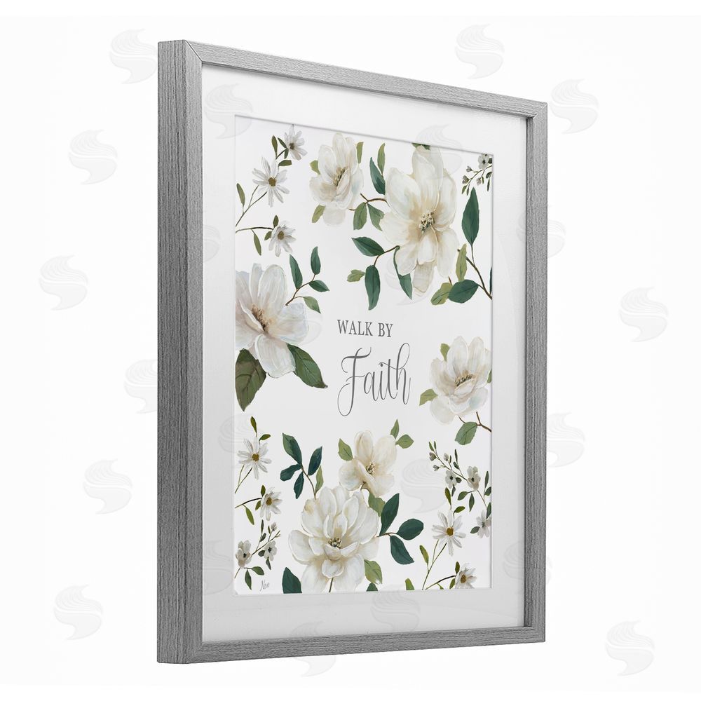 Nan Floral Walk By Faith Gray Framed Print Under Glass Wall Art
