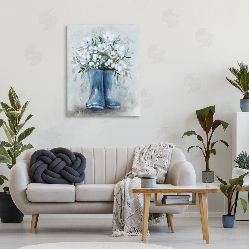Kristen Brockmon Botanical Bouquet in Blue Boots 