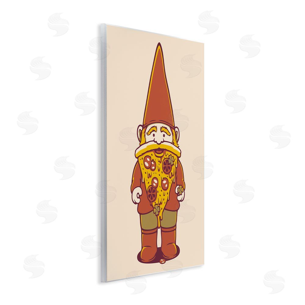 Tobe Fonseca Happy Pizza Gnome Wall Plaque Art Print