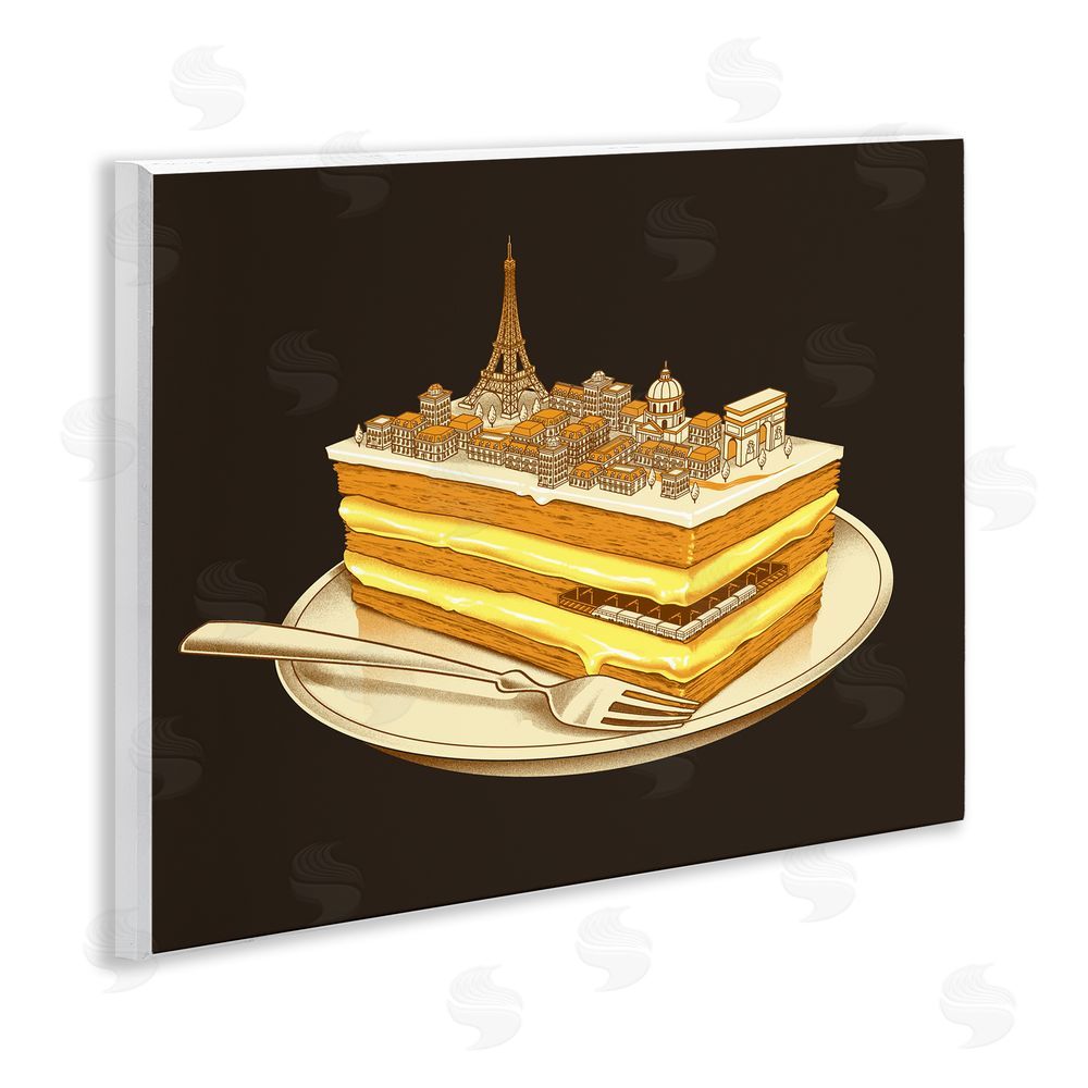 Tobe Fonseca Hungry For Travels Paris Wooden Wall Plaque Art Print