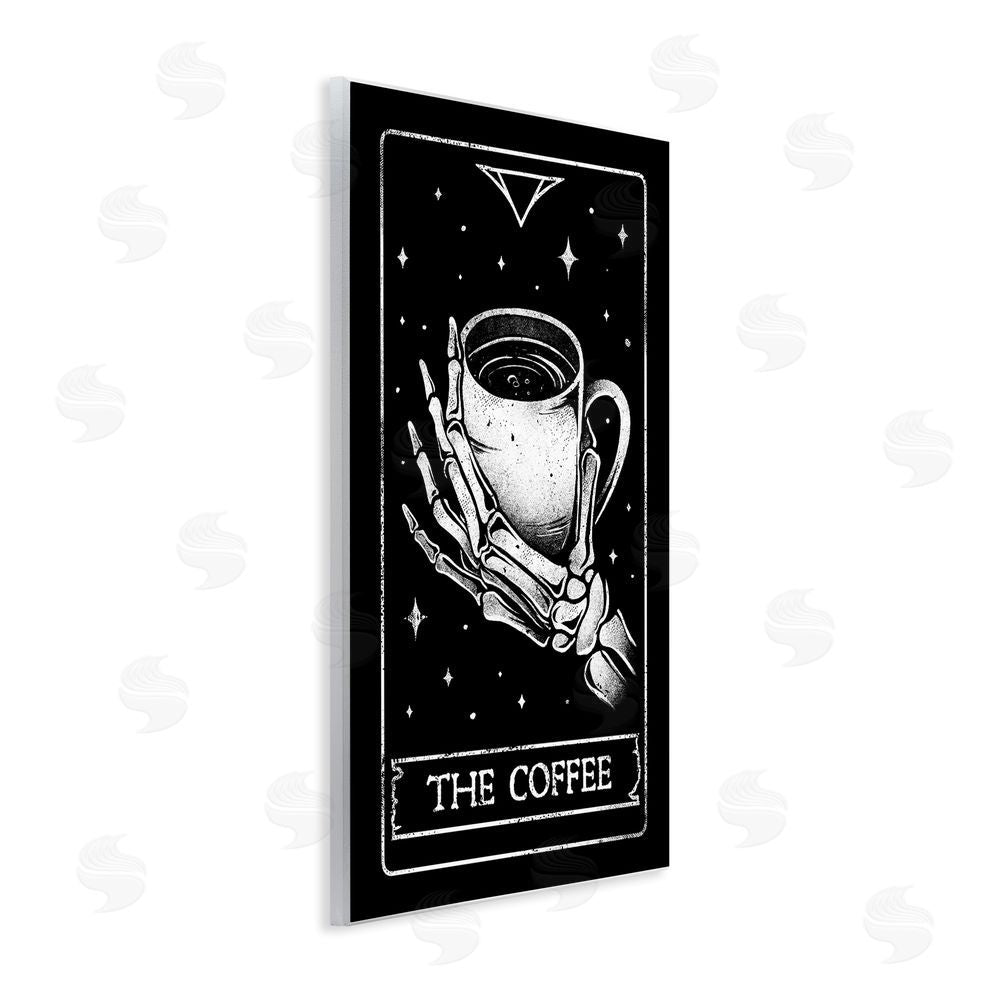EduEly Designs The Coffee Tarot Card Wall Plaque Art Print