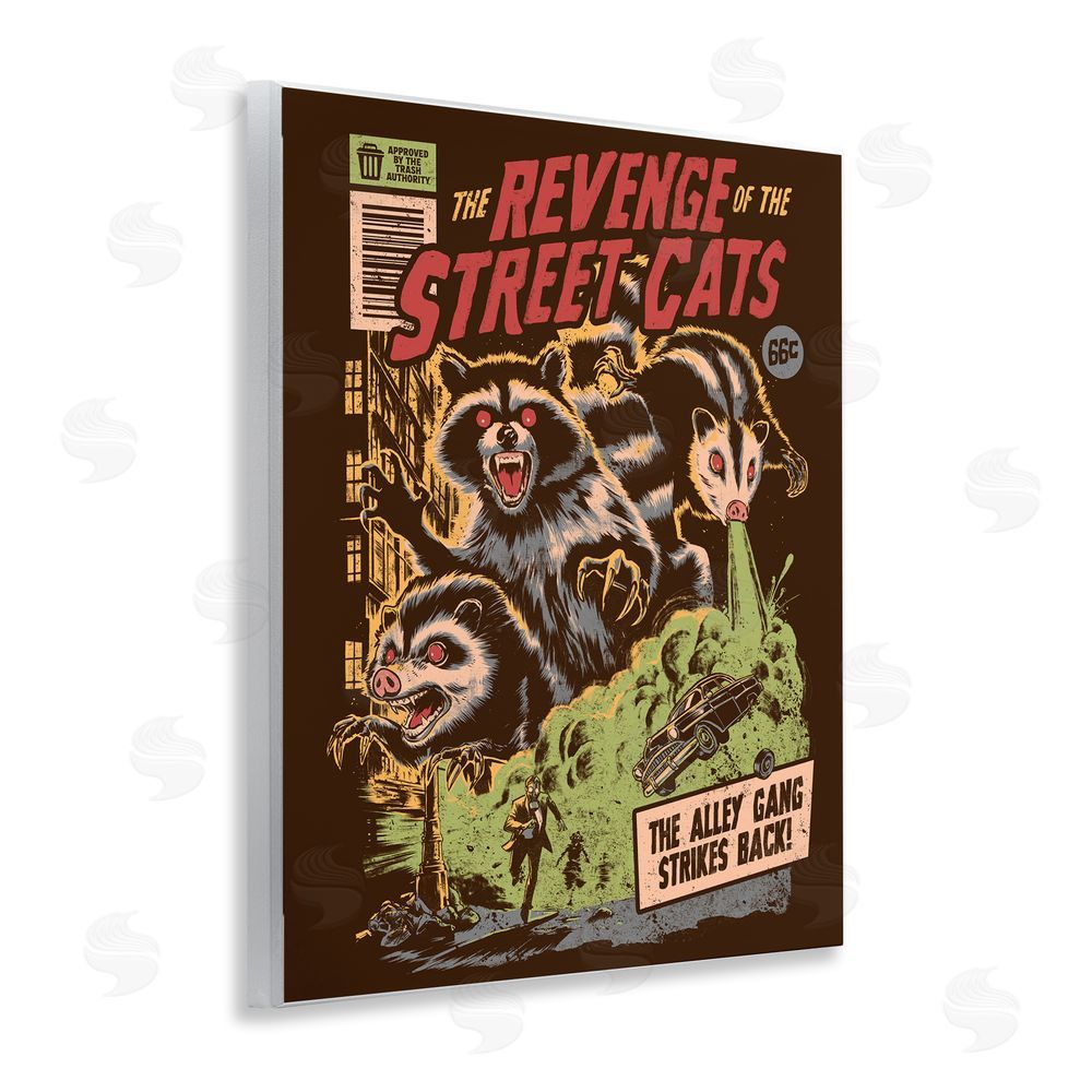 EduEly Designs Revenge Of Street Cats Wall Plaque Art Print