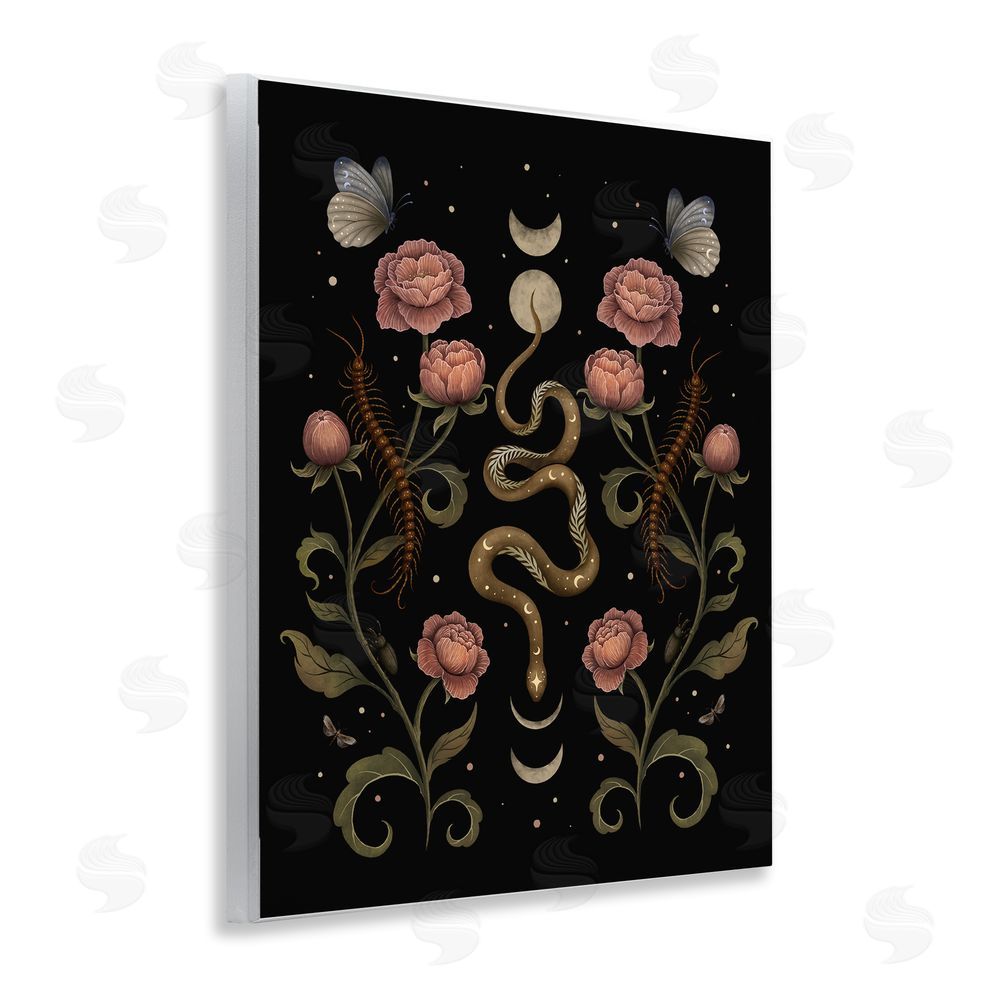 Episodic Drawings Serpentine Garden Symmetry Wooden Wall Plaque Art Print