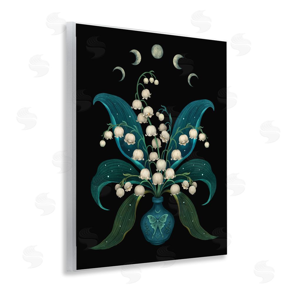 Episodic Drawings Lunar Lily Of Valley Wooden Wall Plaque Art Print