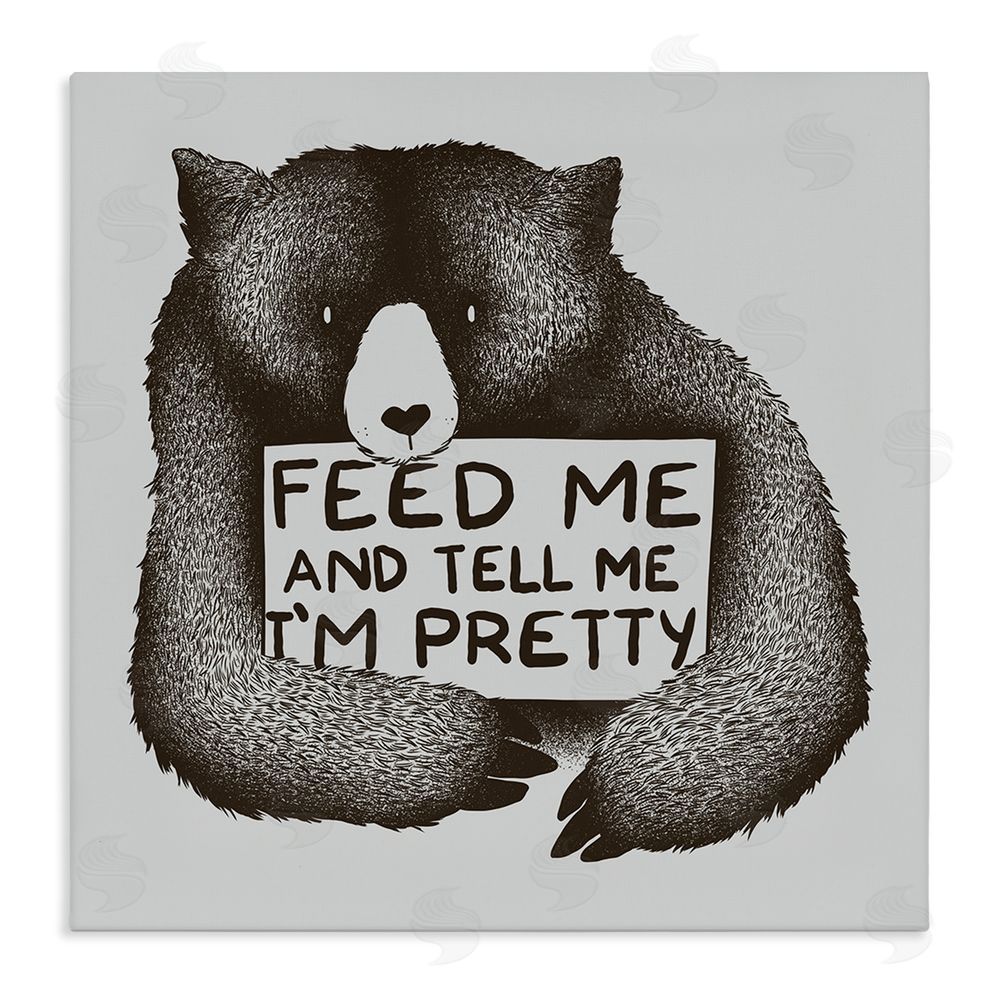 Tobe Fonseca Feed & Tell Me I'm Pretty Stretched Canvas Wall Art Print