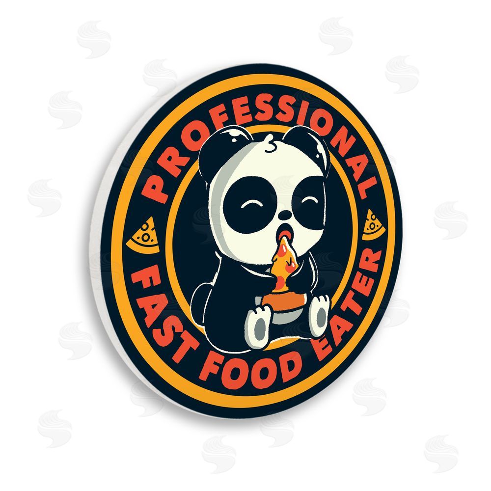 Tobe Fonseca Professional Fast Food Eater Wooden Wall Plaque Art Print