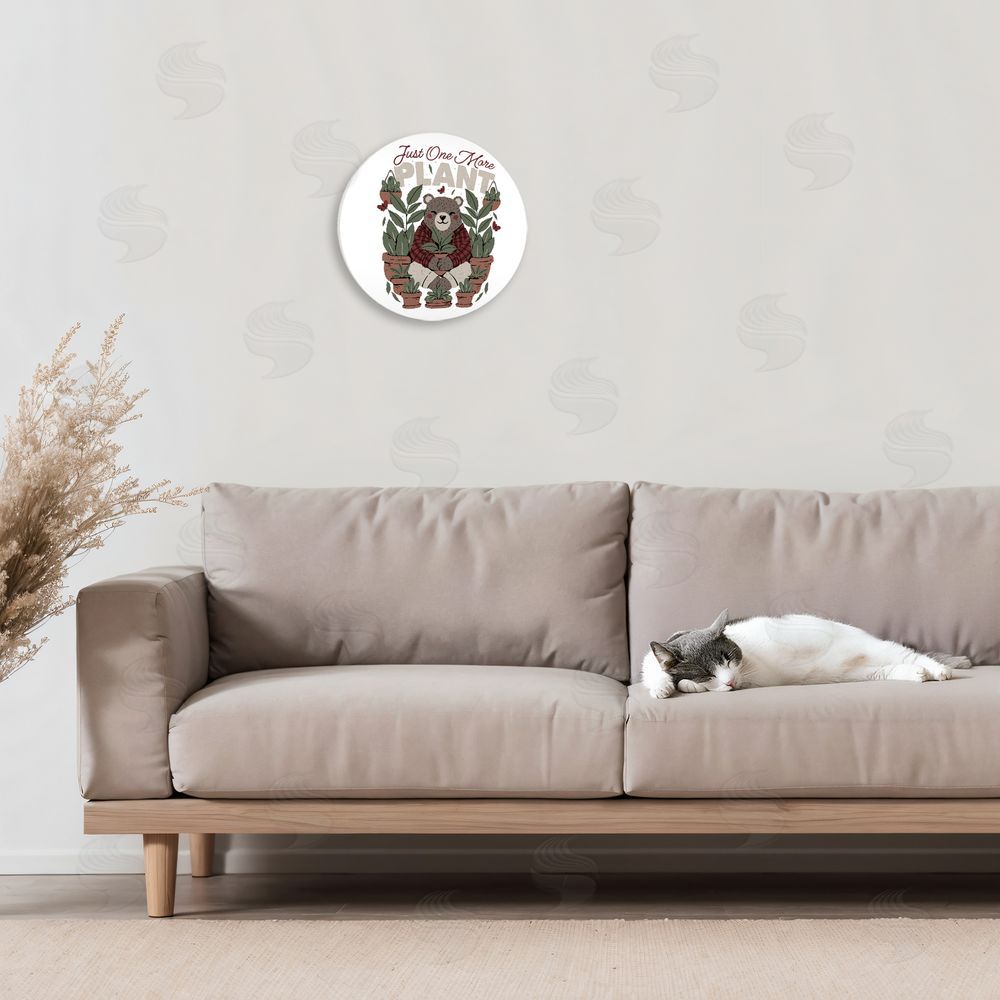 Tobe Fonseca Just One More Plant Wooden Wall Plaque Art Print in Room