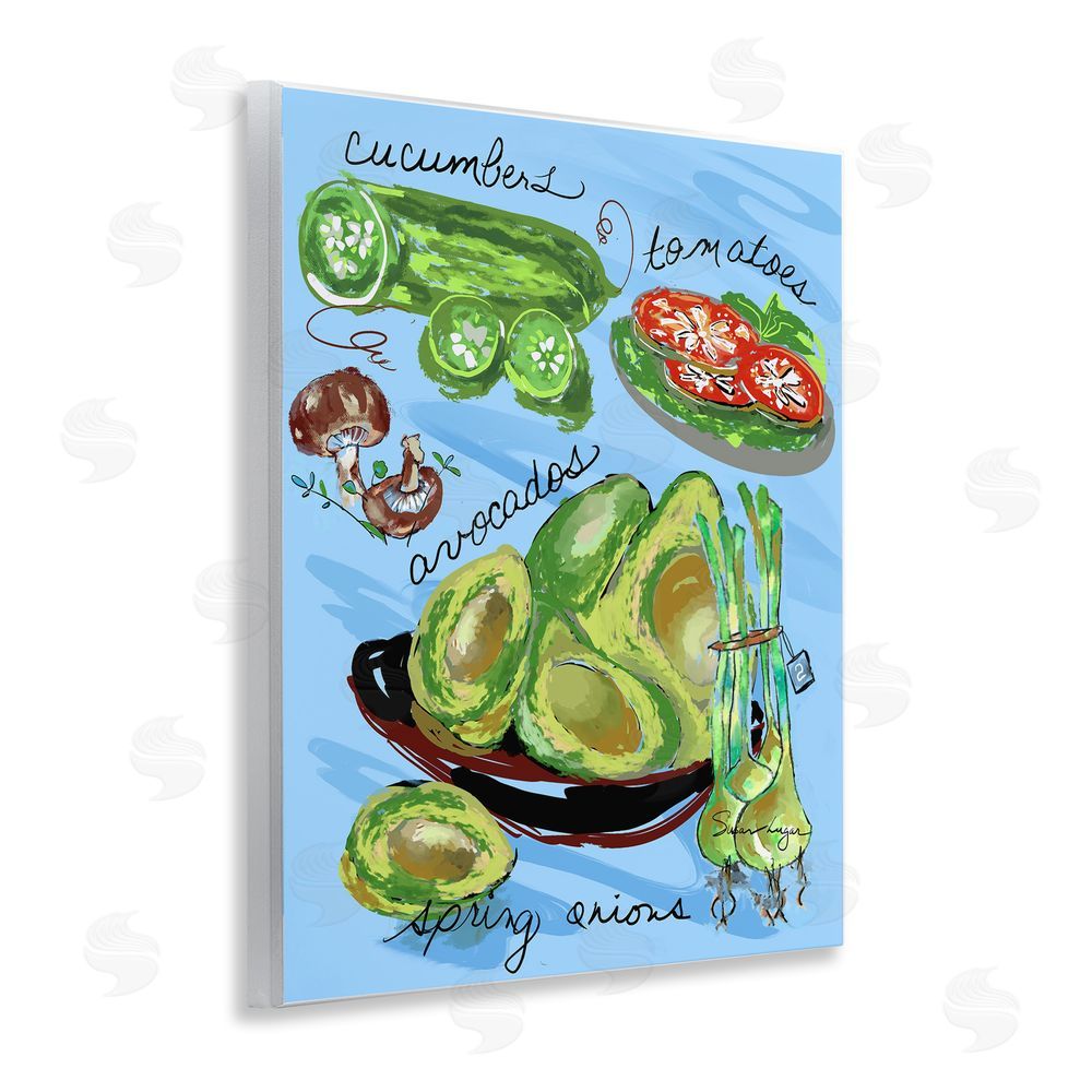 Susan Lugar Fresh Produce Collection Wall Plaque Art Print