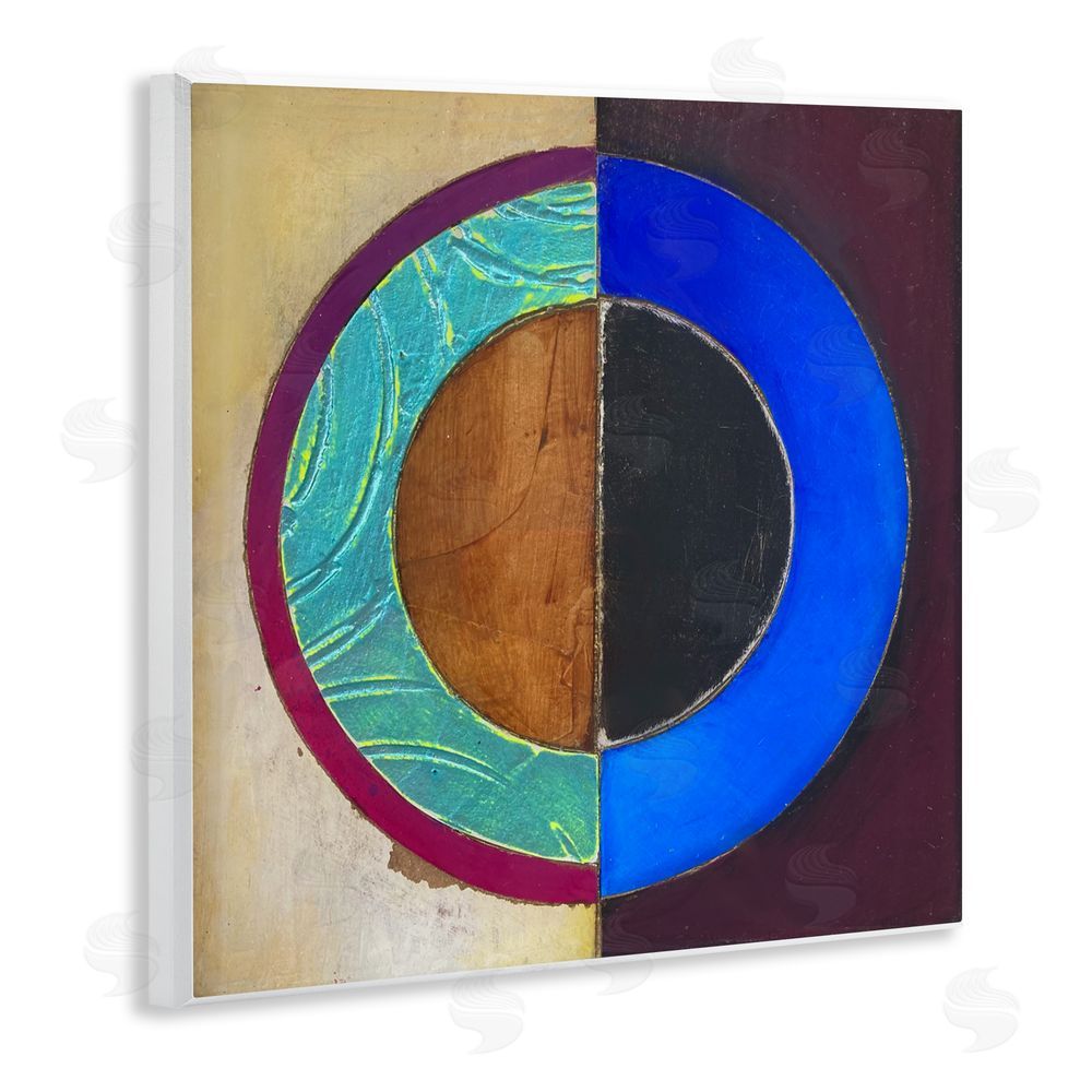 Matthew Finger Nautical Split Circle Wall Plaque Art Print