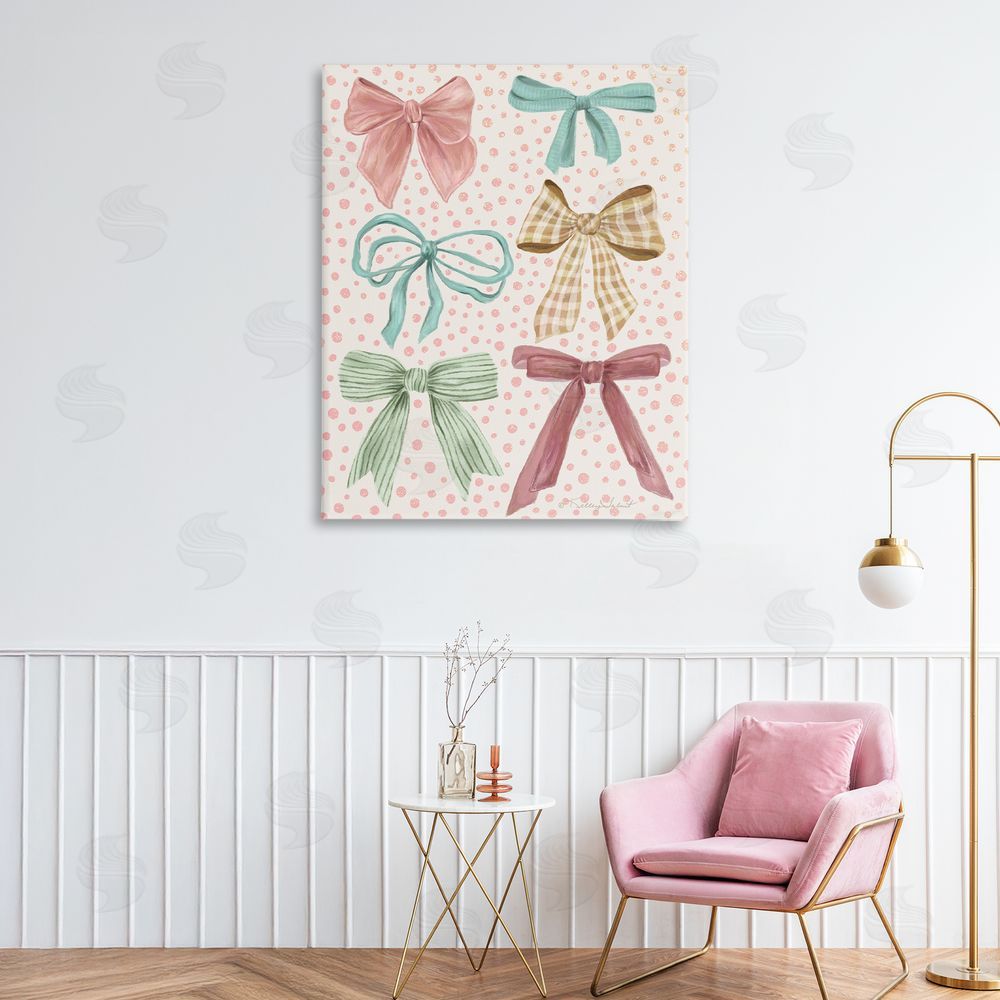 Kelley Talent Bow Beautiful over Polka Dots