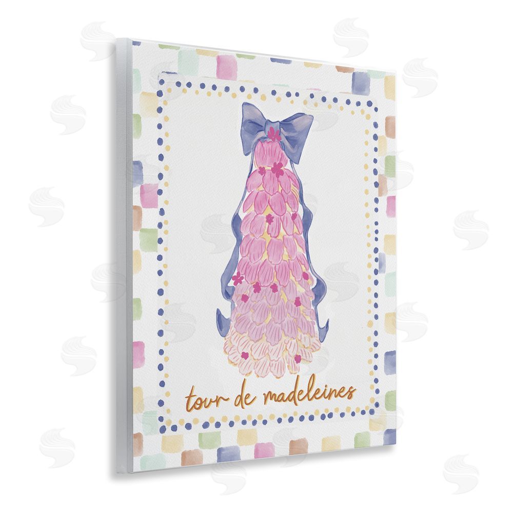 Radhika Modi Pink Tower of Madeleines Wooden Wall Plaque Art Print