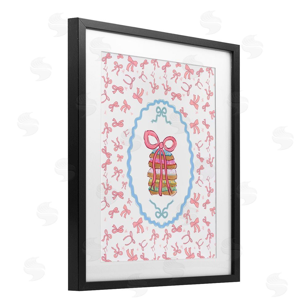 Vanessa Piche Piche Cookies with Ribbons Black Framed Print Under Glass Wall Art