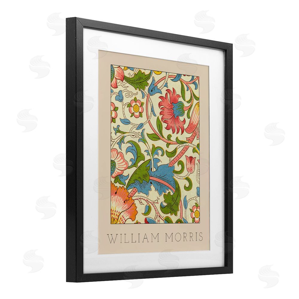 Stupell Studio Stylish Boho Classic Flowers Black Framed Print Under Glass Wall Art