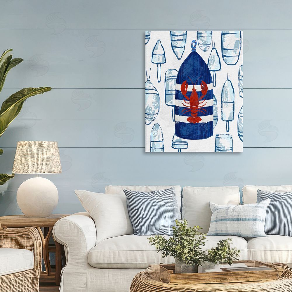 Ziwei Li Nautical Striped Lobster Buoy