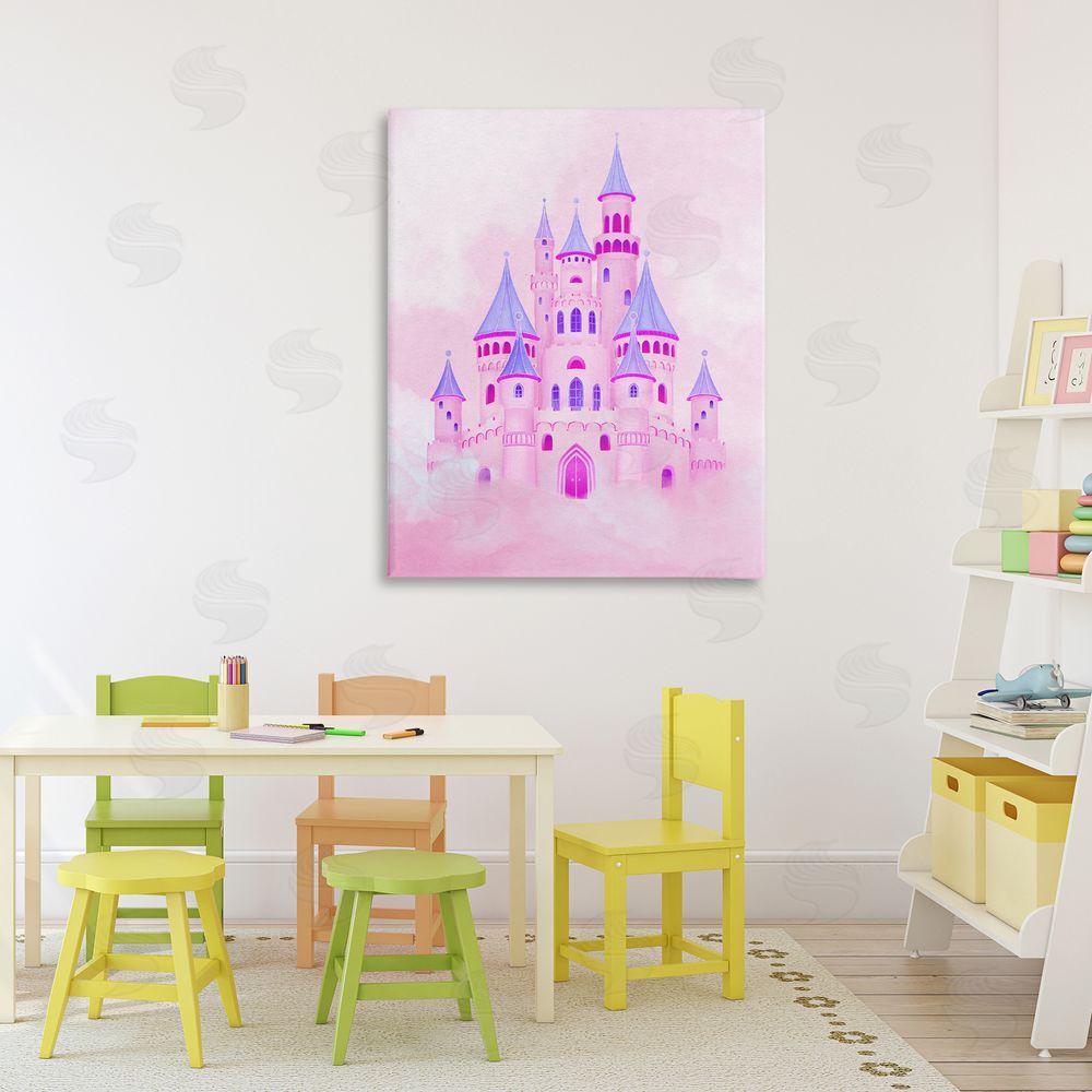 Ziwei Li Pink Fairytale Castle in Clouds