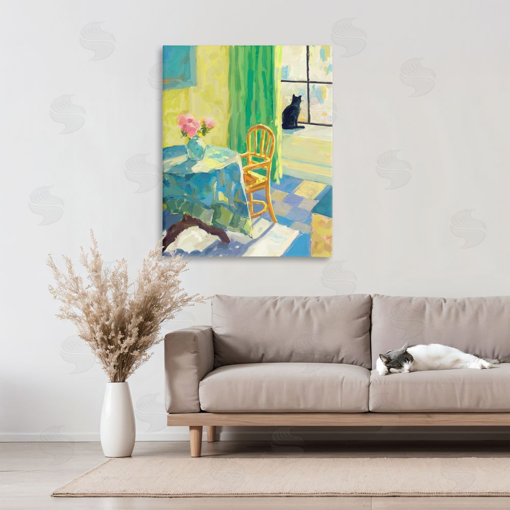 Ziwei Li Cat in Sunny Window