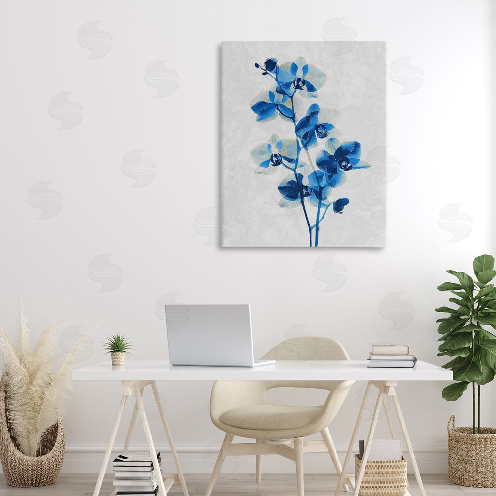 Ziwei Li Blue Orchid Silhouette