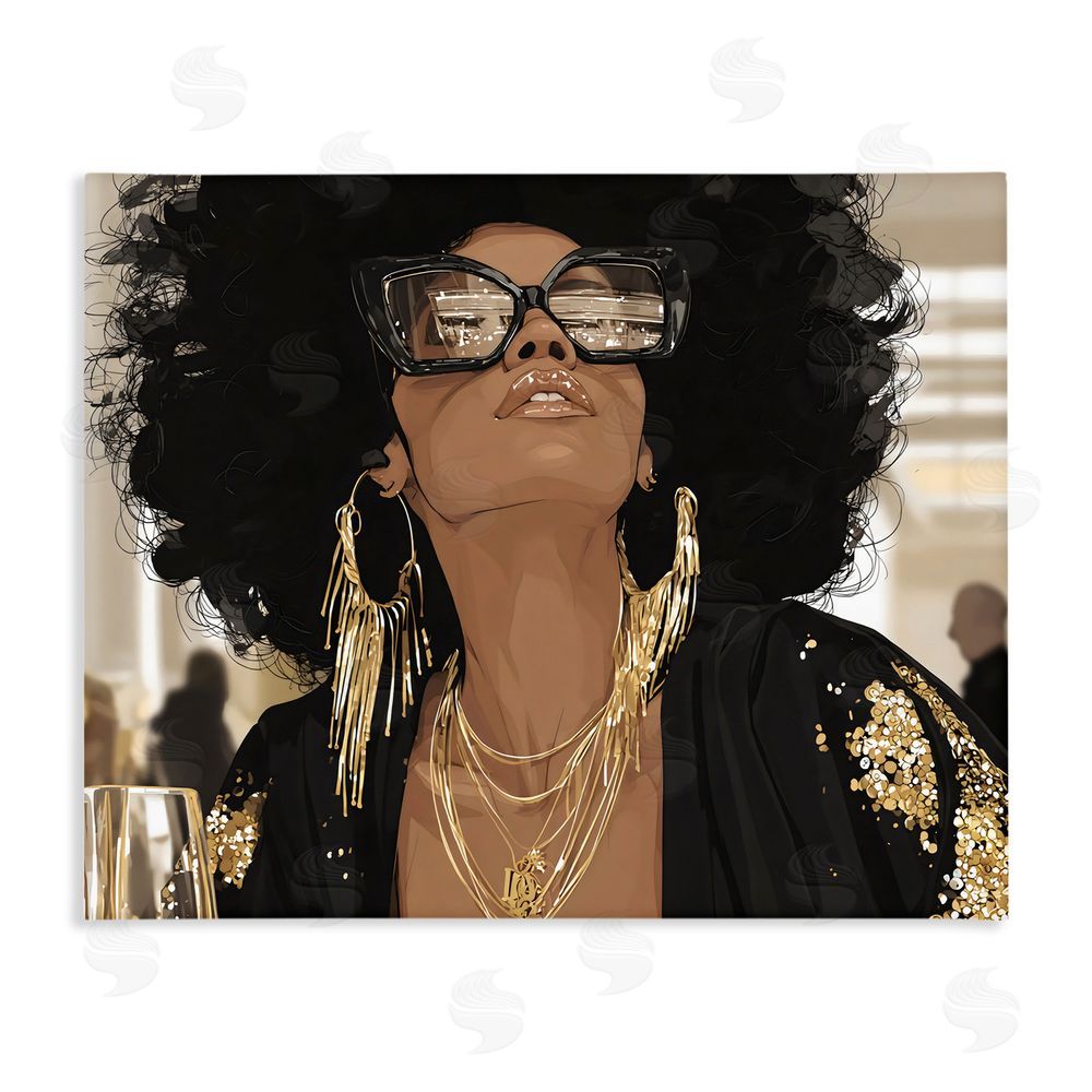 Franklyn Gregory Full Of Confidence Beautiful Woman Stretched Canvas Wall Art