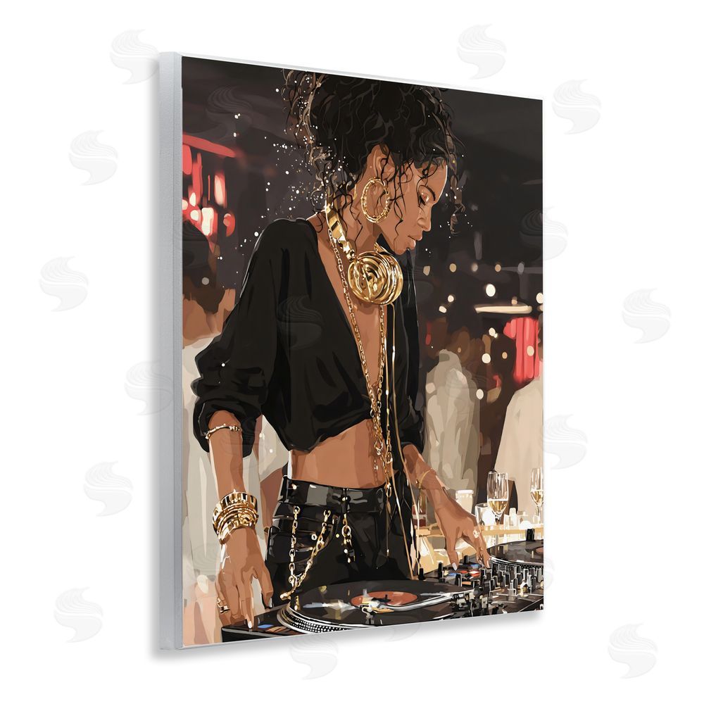 Franklyn Gregory Touches Of Gold DJ Wall Plaque Printed Art