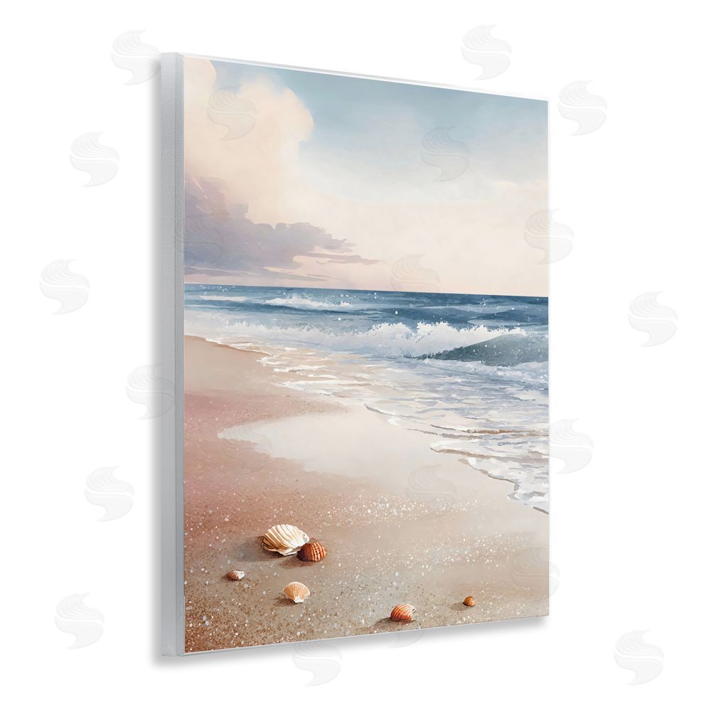 Franklyn Gregory Washed Up Seashells Wall Plaque Printed Art
