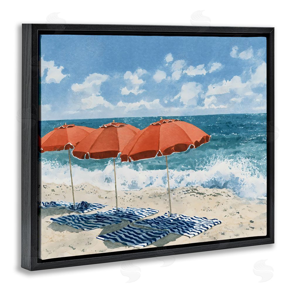 Franklyn Gregory Shade From The Sun Black Floating Framed Canvas Wall Art Print