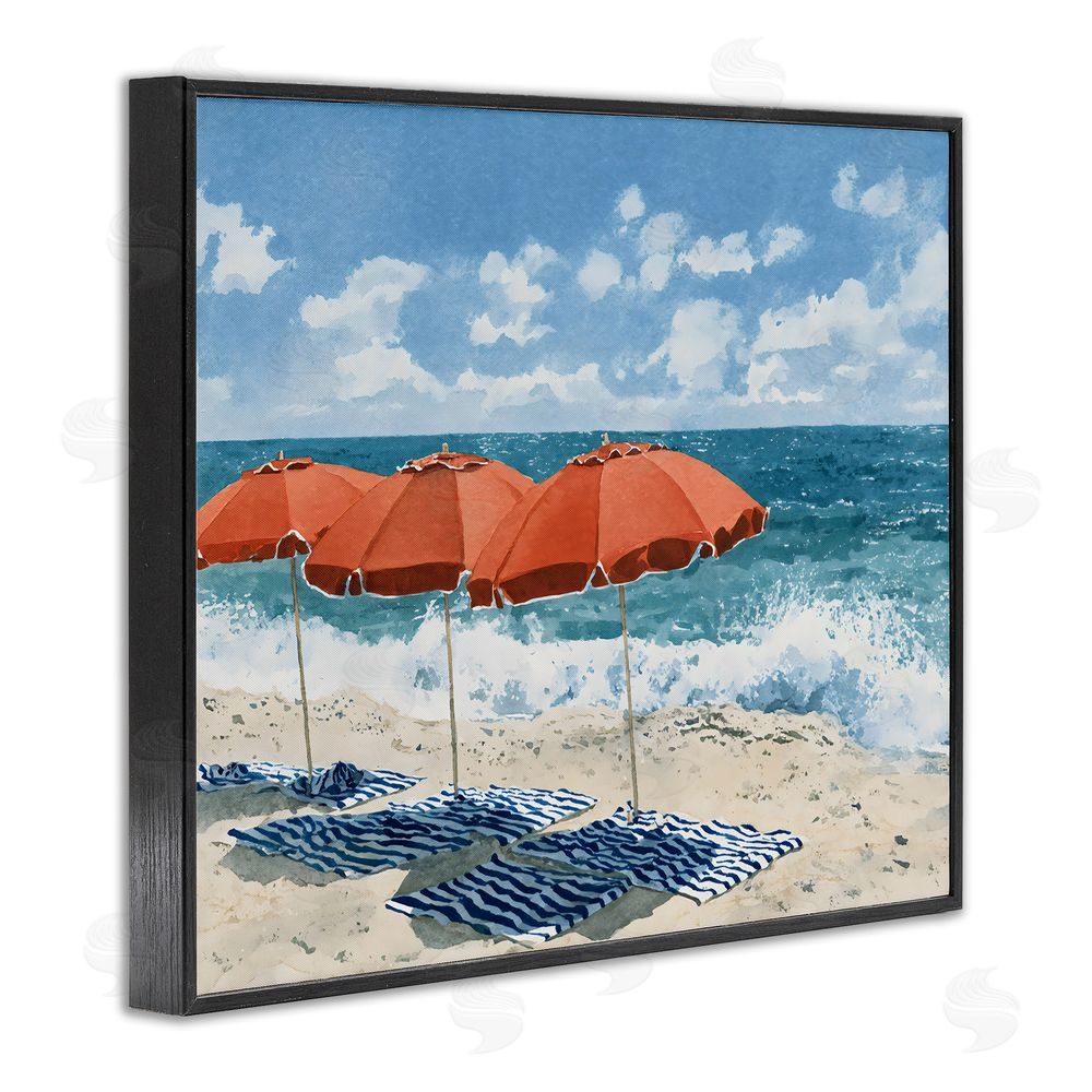 Franklyn Gregory Shade From The Sun Black Framed Giclee Wall Art Print
