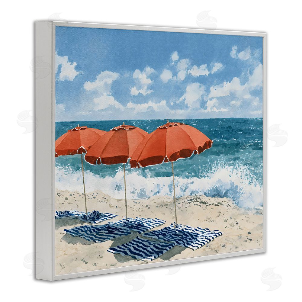Franklyn Gregory Shade From The Sun White Framed Giclee Wall Art Print