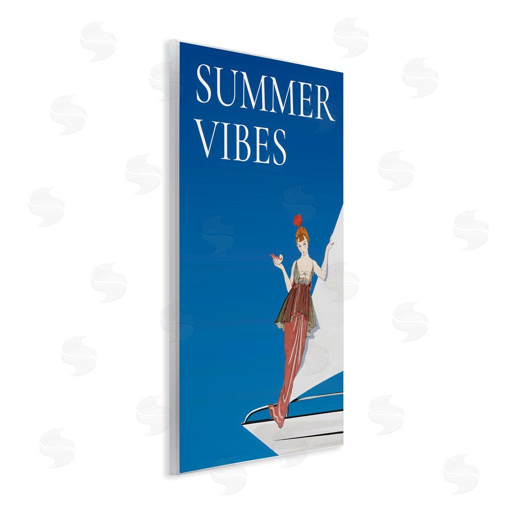 Creative Studio Summer Vibes Vintage Yacht Wall Plaque Printed Art