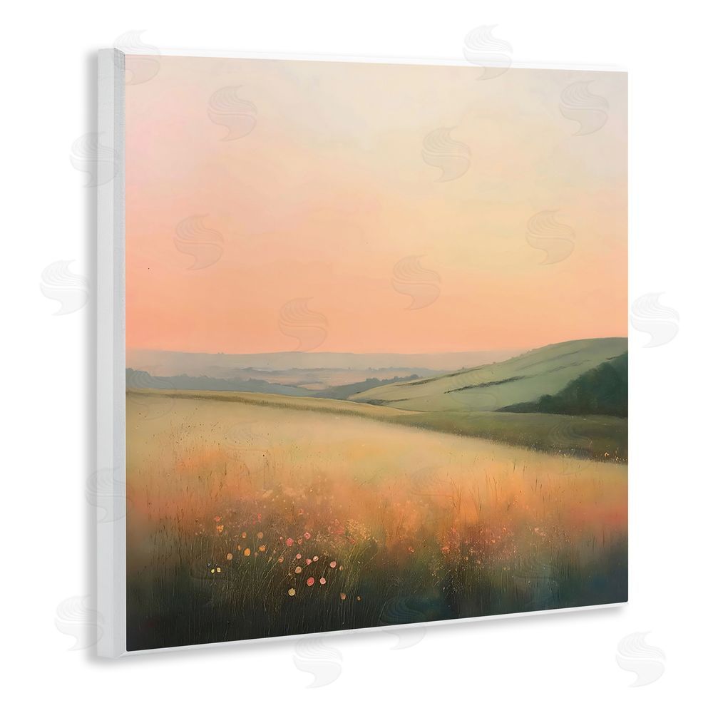 Creative Studio Sun Coming Up Over Meadow Wall Plaque Printed Art