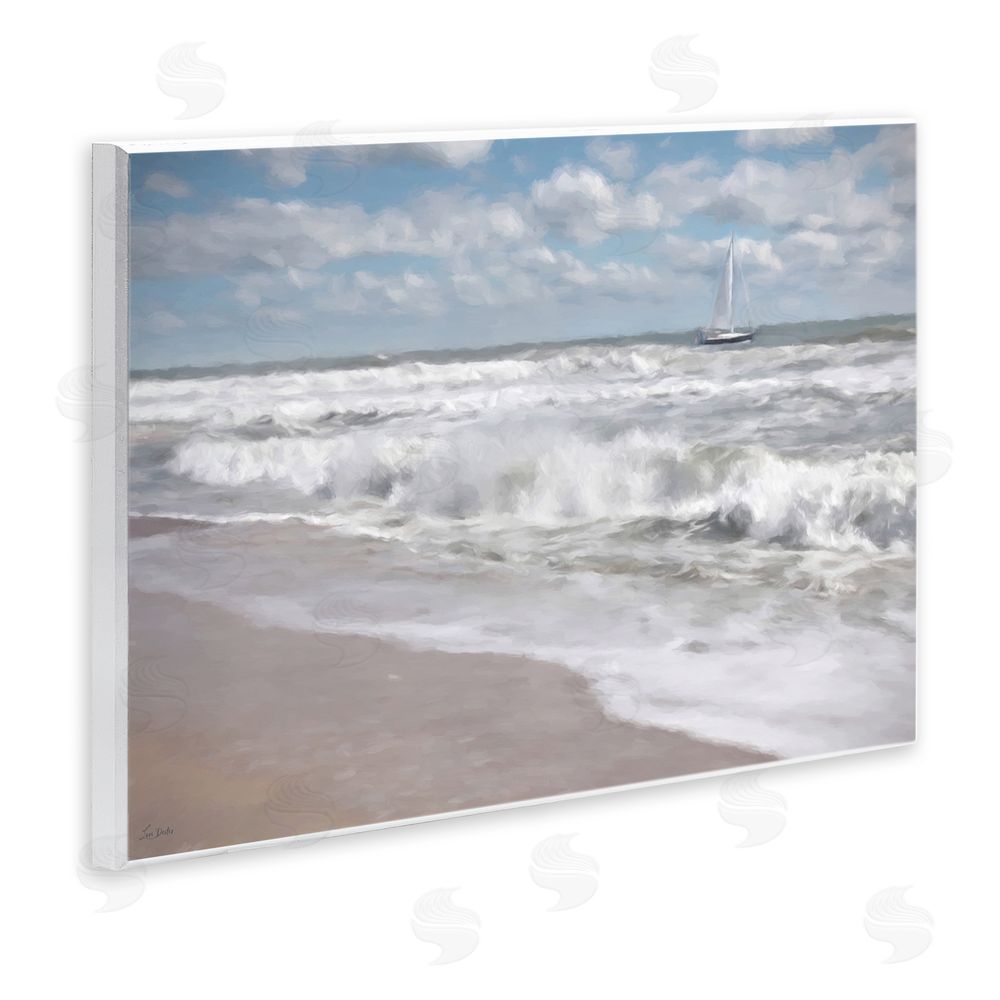 Lori Deiter Windswept Shores & Sails Wooden Wall Plaque Art Print