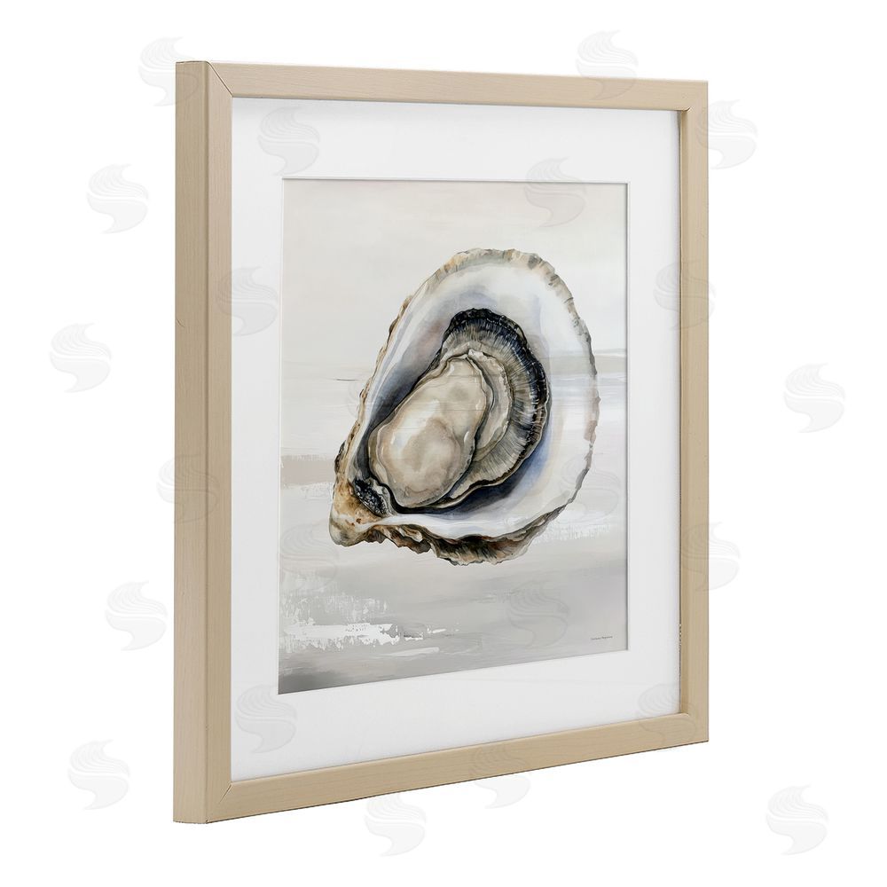 Svetlana Aleynikova Lonely Oyster Shell Brown Framed Print Under Glass Wall Art