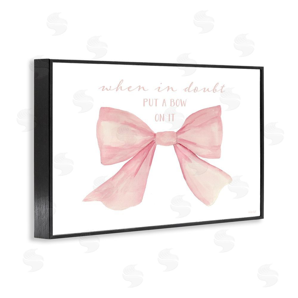 Cindy Jacobs Put A Bow On It Black Framed Giclee Wall Art Print