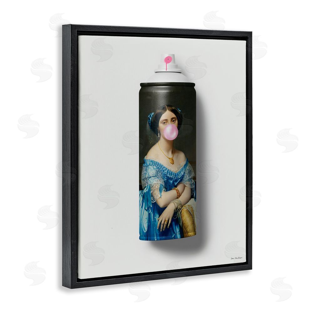 Seven Trees Design The Birth Of Modernity Black Floating Frame Canvas Wall Art Print