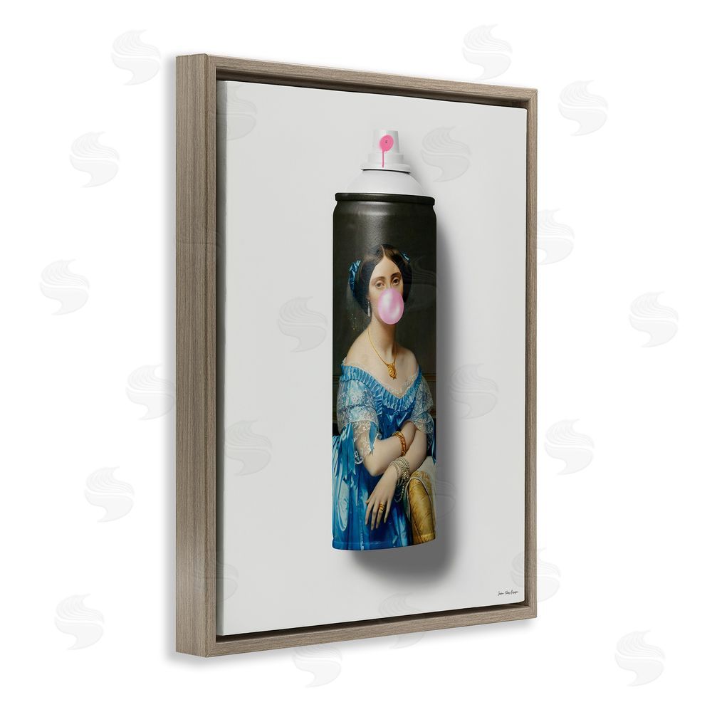 Seven Trees Design The Birth Of Modernity Brown Floating Frame Canvas Wall Art Print