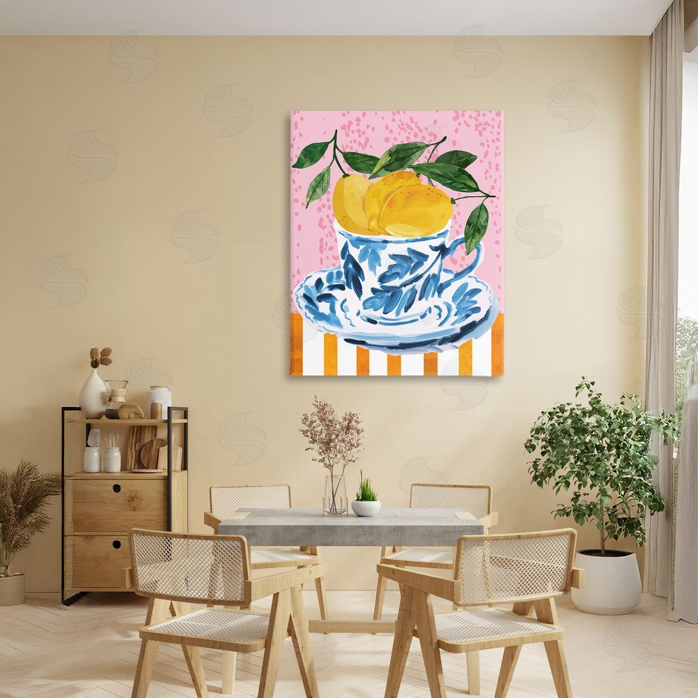 Nicole DeCamp Citrus Lemons Teacup