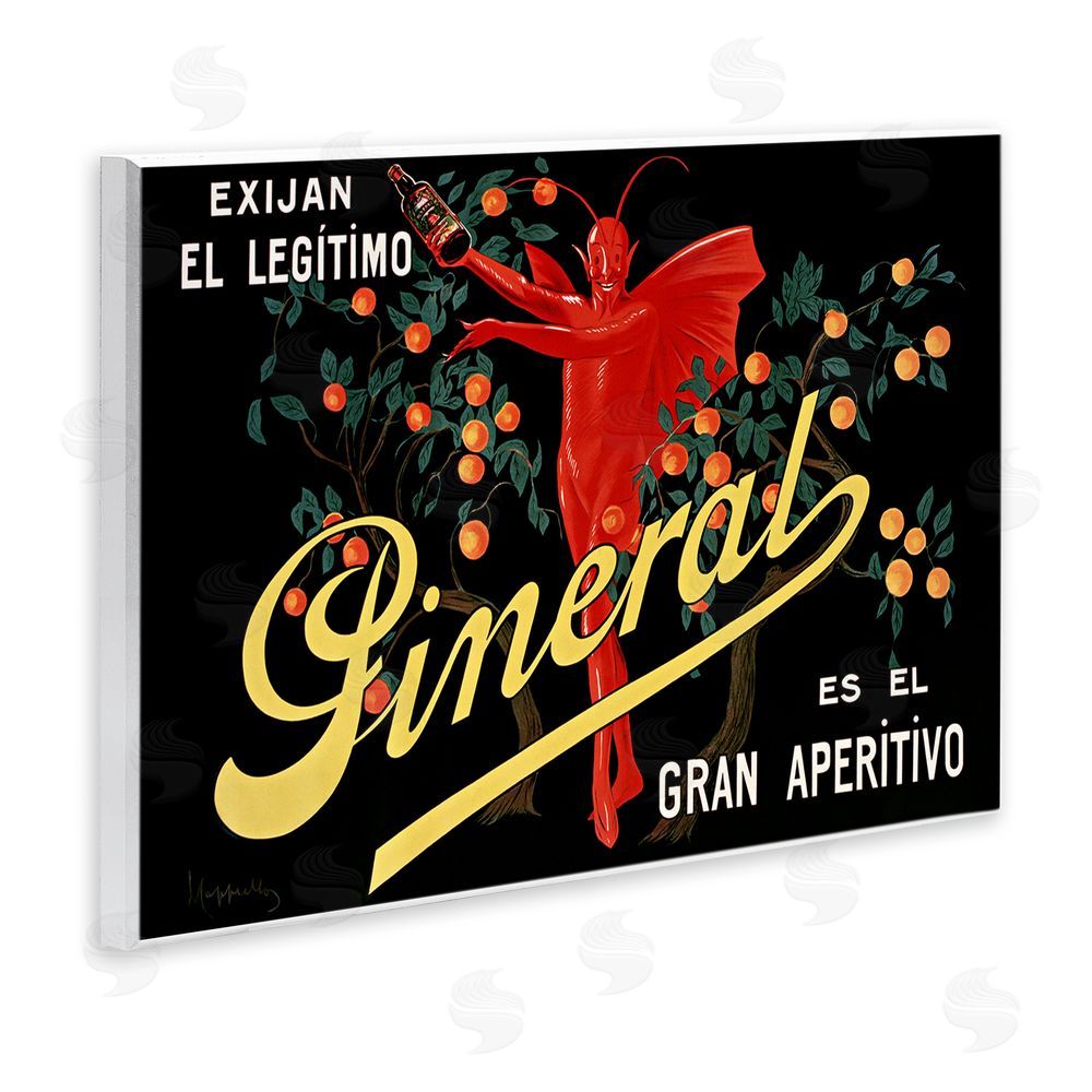 Leonetto Cappiello Aperitif Poster with Character Wooden Wall Plaque Art Print