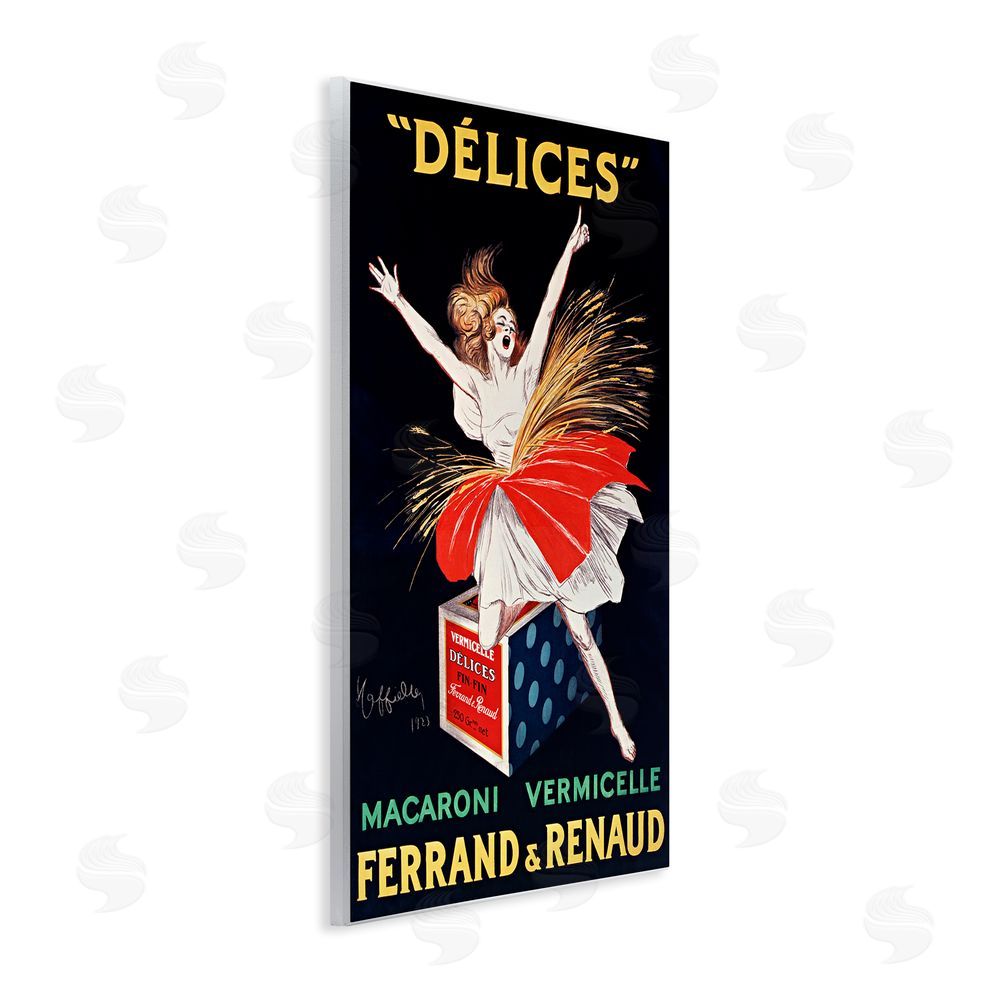 Leonetto Cappiello Vintage Dancer Food Advertisement Wooden Wall Plaque Art Print