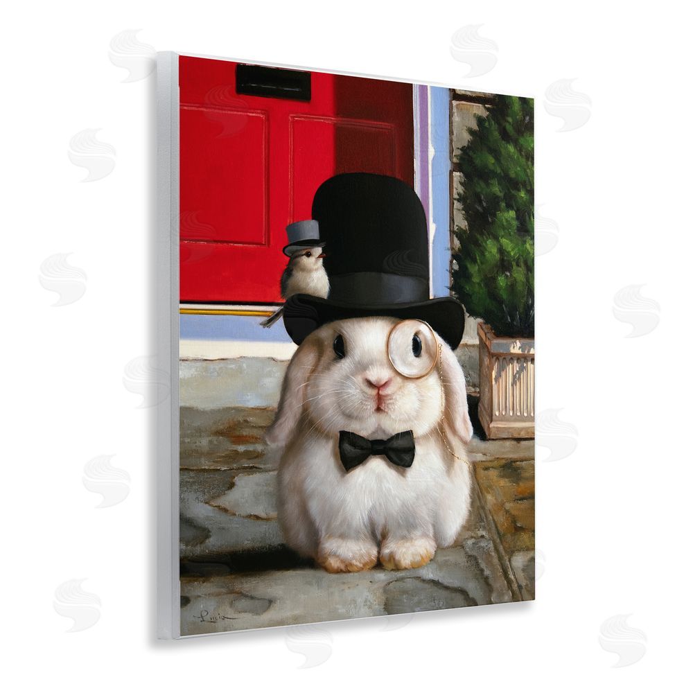 Lucia Heffernan Lord Bunbury Rabbit Wooden Wall Plaque Art Print