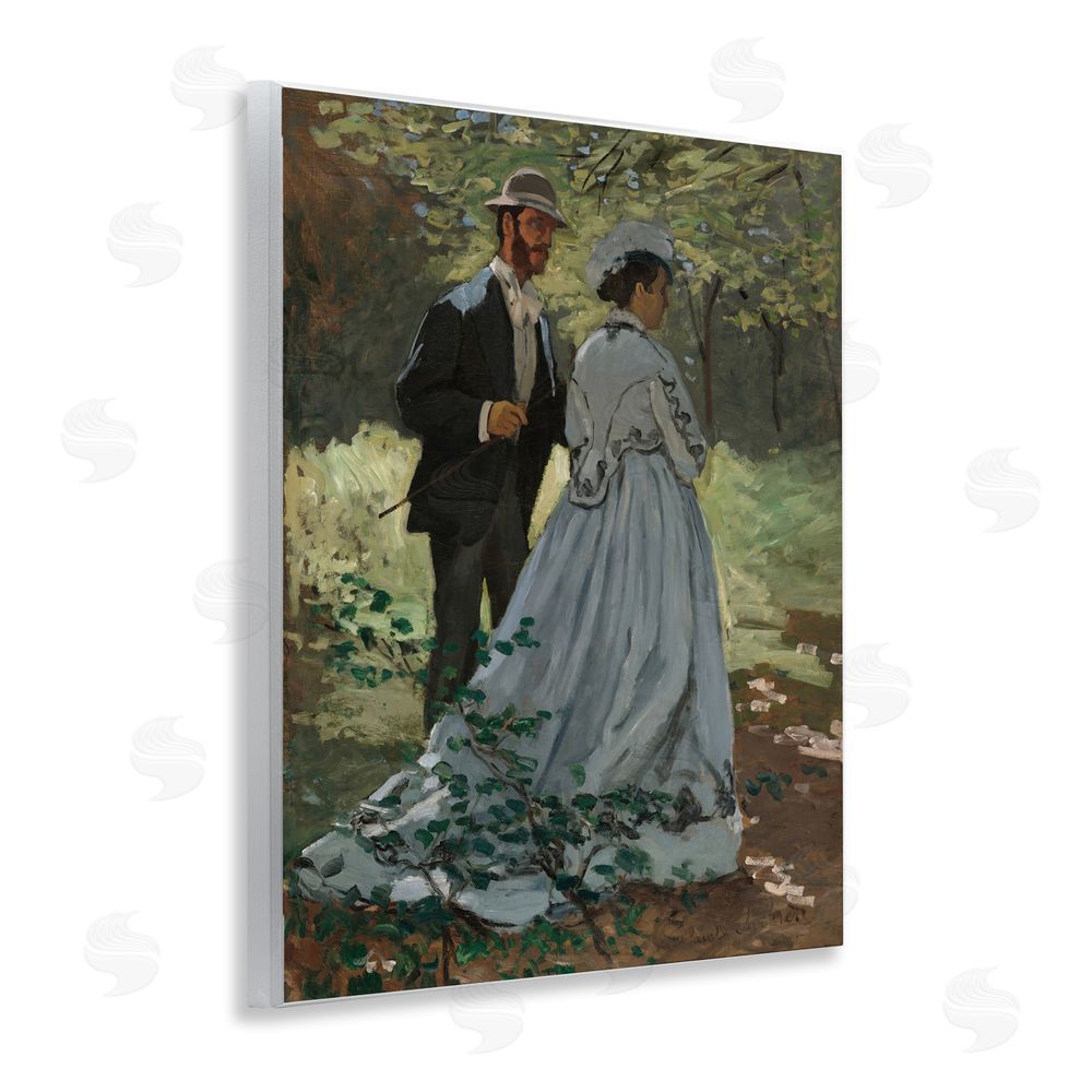 Tina LeCour Bazille & Camille in Nature Wooden Wall Plaque Art Print