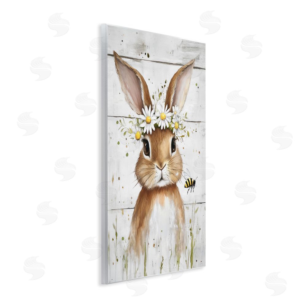 Tina LeCour The Bunny & The Bee Wall Plaque Art Print