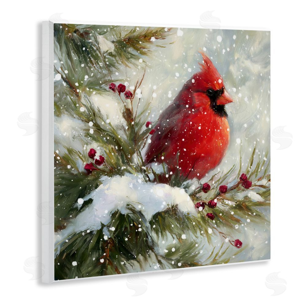 Tina LeCour Winter's Red Jewel Wall Plaque Art Print