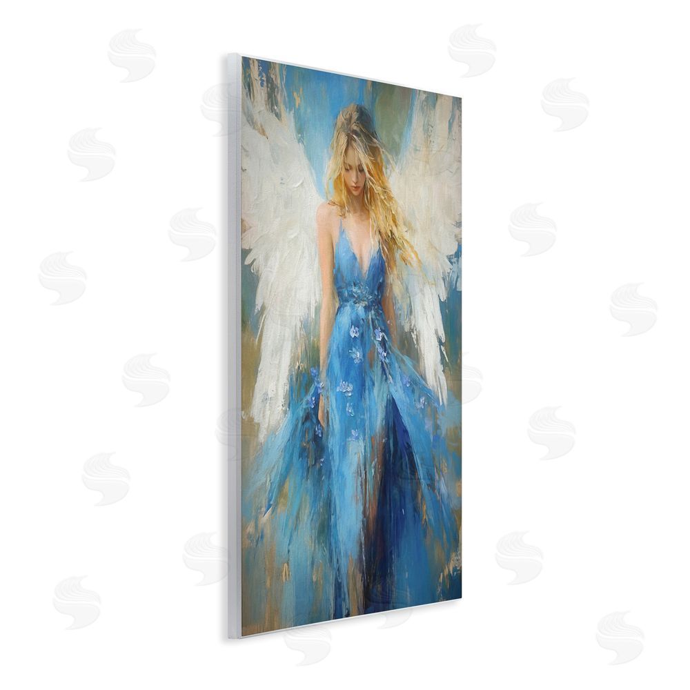 Tina LeCour Blue Flame of Hope Wall Plaque Art Print