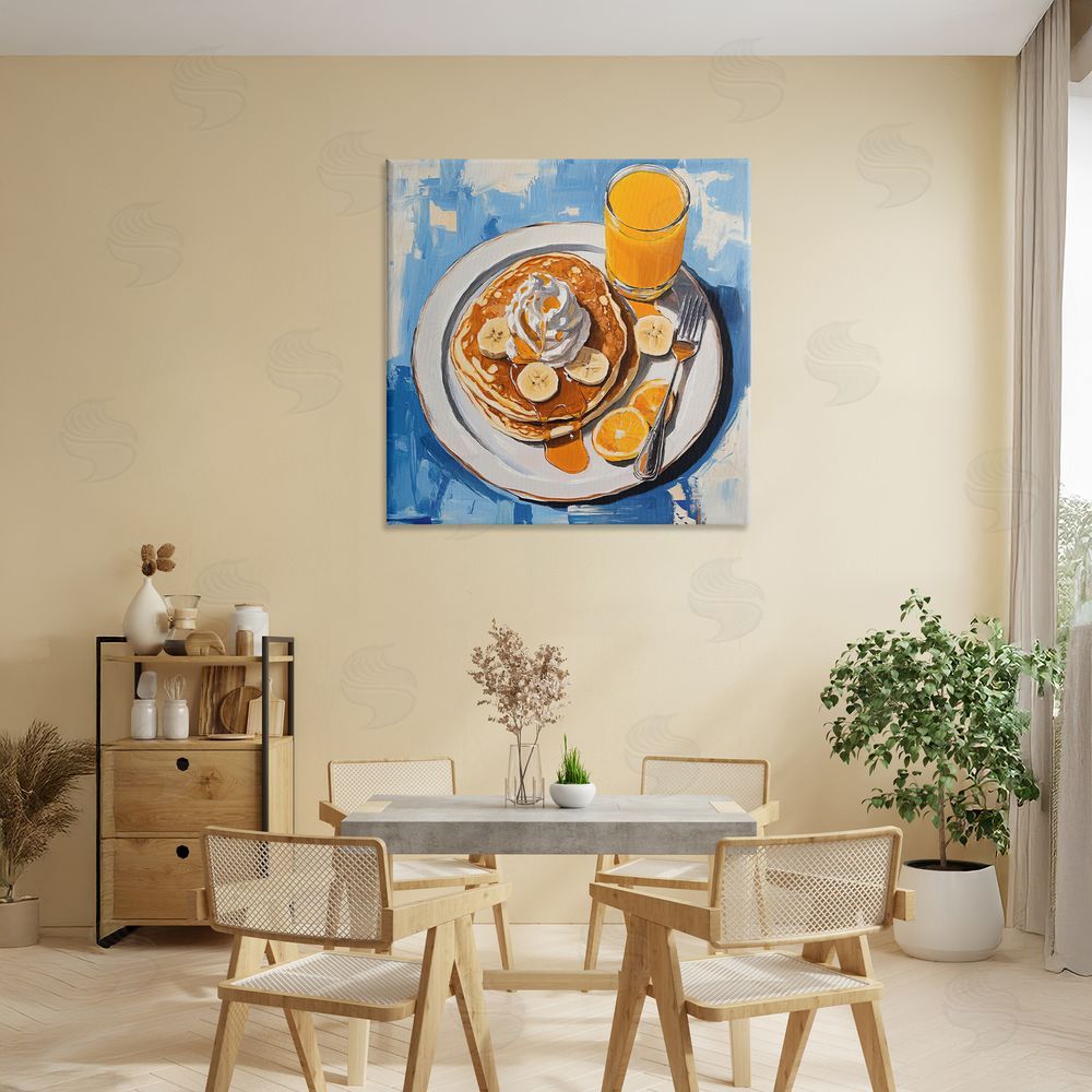 Tina LeCour Banana Bliss Sunshine Stretched Canvas Wall Art in Room